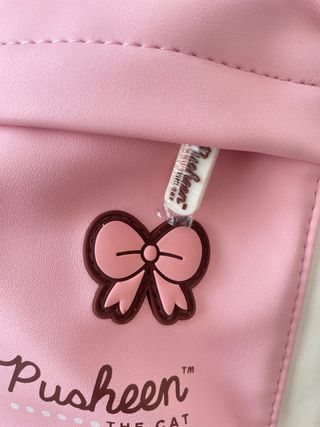 Mochila Saco Pusheen Blanca y Rosa