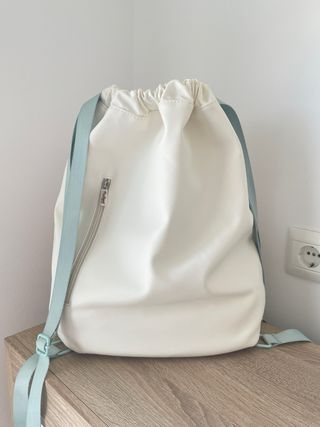 Mochila Saco Pusheen Blanca y Rosa