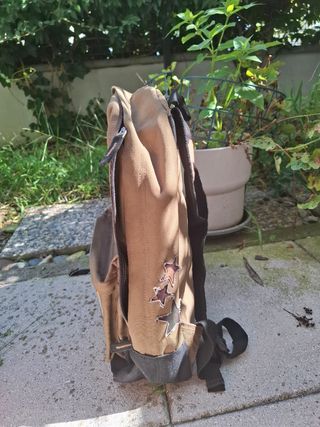 Zaino Reebok marrone con stampe