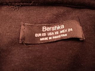 Sudadera corta mujer negra