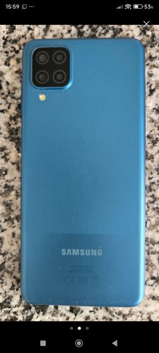 Samsung Galaxy A12 + funda y protector de pantalla