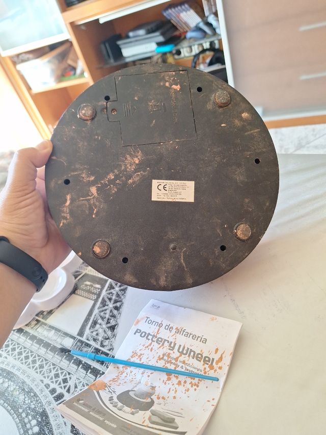 Torno de alfarería infantil