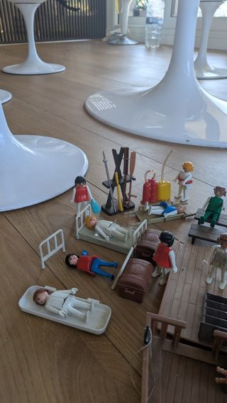 Playmobil Años 70 Barco Pirata y Figuras