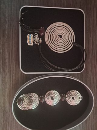Conjunto Fossil Collar y Pulsera Espiral