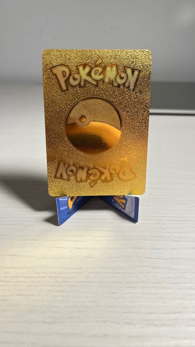 Carta Pokemon Charizard GX Oro Hyper