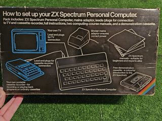 Sinclair ZX Spectrum Ordenador 1985