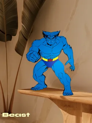 Arte de Parede 3D - Beast (Marvel)
