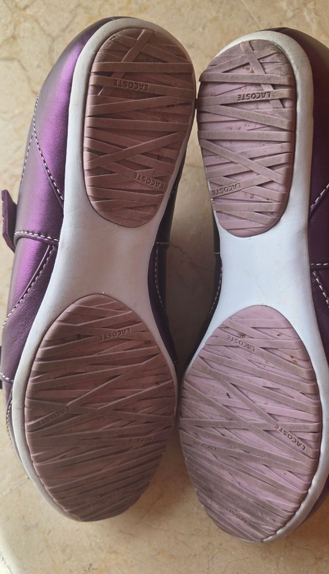 Bambas Lacoste Sport Moradas