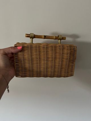 Bolso Clutch Zara Marrón