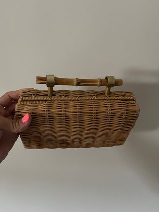 Bolso Clutch Zara Marrón