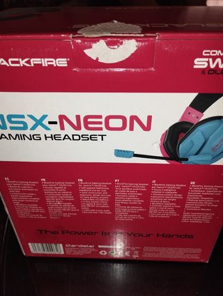 Cascos Gaming Blackfire Neon NSX