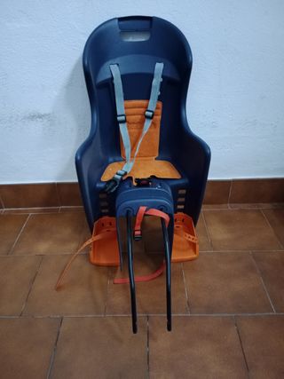 Sillas Portabebés Bicicleta Azul y Naranja