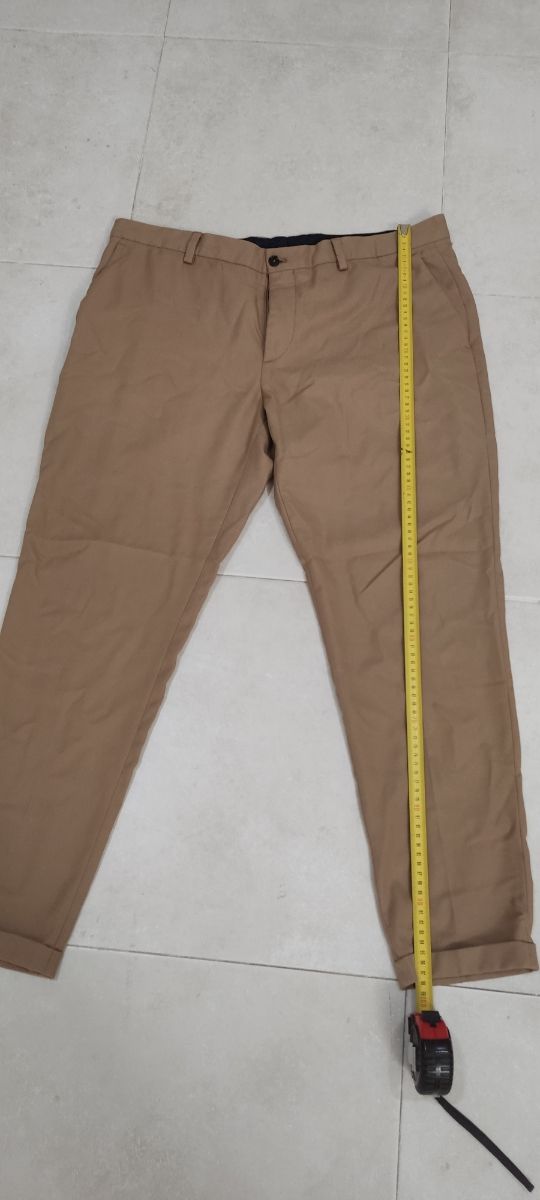 Pantalón Zara Talla 46 Marrón