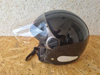 Casco jet LS2 Negro
