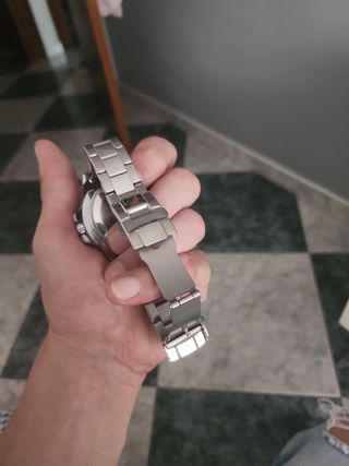 Reloj Rolex Plata y Negro