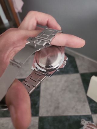 Reloj Rolex Plata y Negro