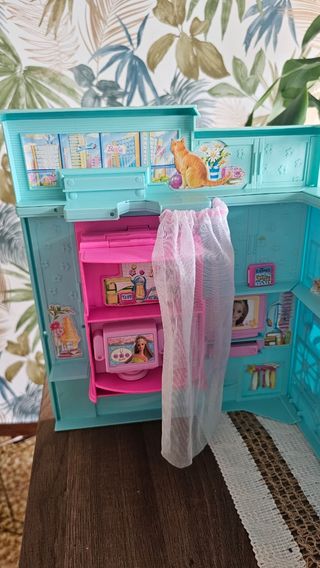 Casa Barbie Plegable Cocina Baño