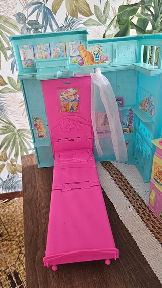 Casa Barbie Plegable Cocina Baño