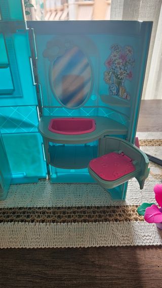 Casa Barbie Plegable Cocina Baño