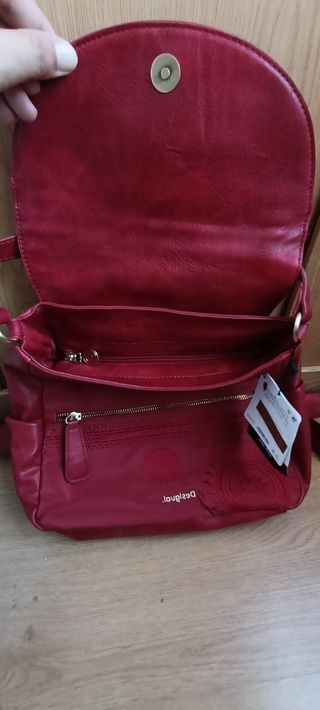 Bolso/Mochila Desigual Rojo