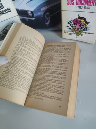 Lote 3 libros La guerra de España en sus documento