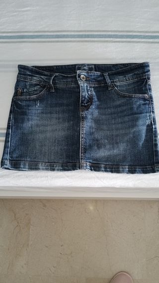 Minifalda vaquera Stradivarius Talla S