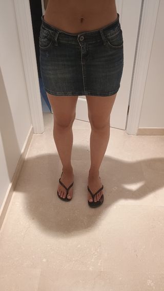 Minifalda vaquera Stradivarius Talla S