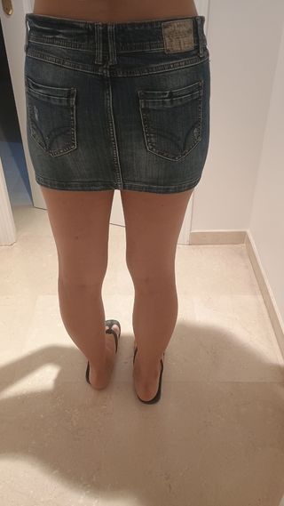 Minifalda vaquera Stradivarius Talla S