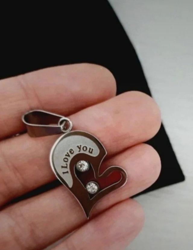 Charm Mezzo Cuore Argento