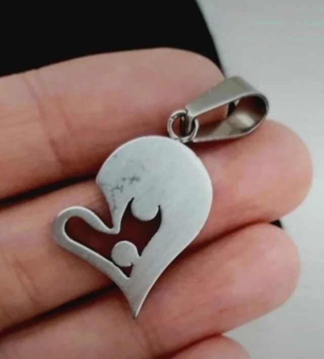 Charm Mezzo Cuore Argento