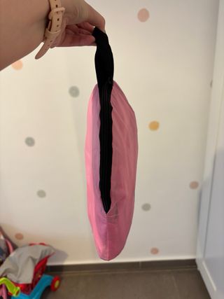 Castillo de bolas rosa para niños