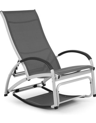 Tumbona plegable Beverly Wood gris