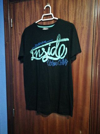 Camiseta Inside Talla M Negra
