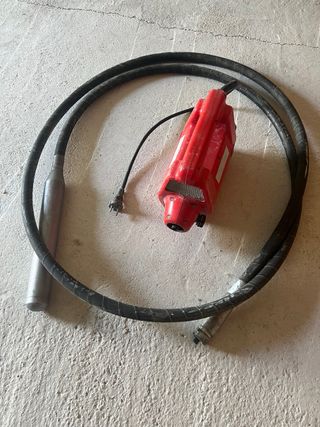Vibrador de hormigón.