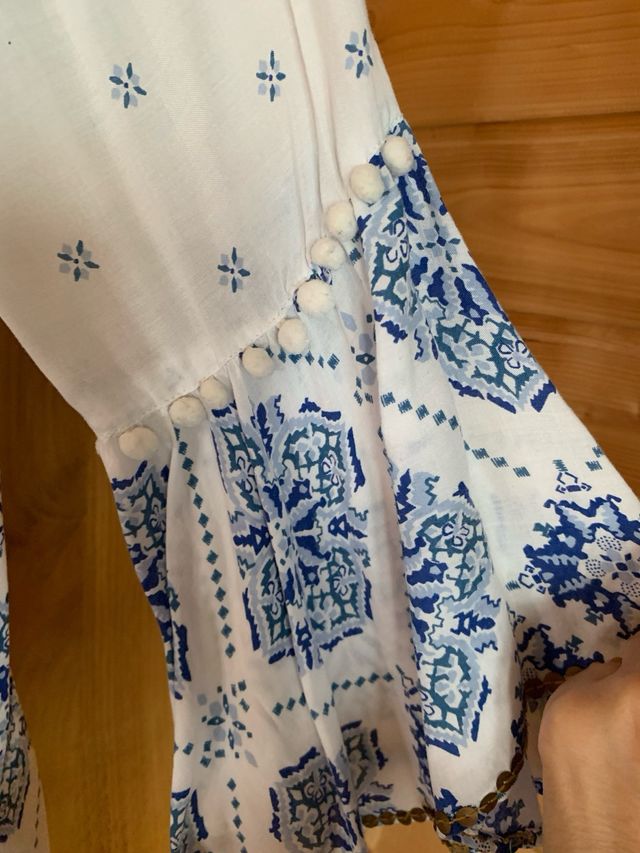 Túnica Lanidor Manga Comprida Estampada