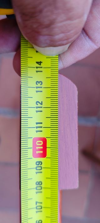 Cabecero de cama de madera 105 cm