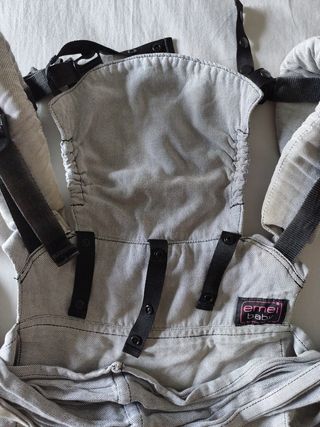 Mochila porteo Emeibaby gris