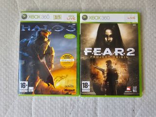 Fear 2 y Halo 3 Xbox 360