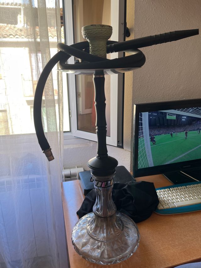 Decoración Estructura Negra y Transparente