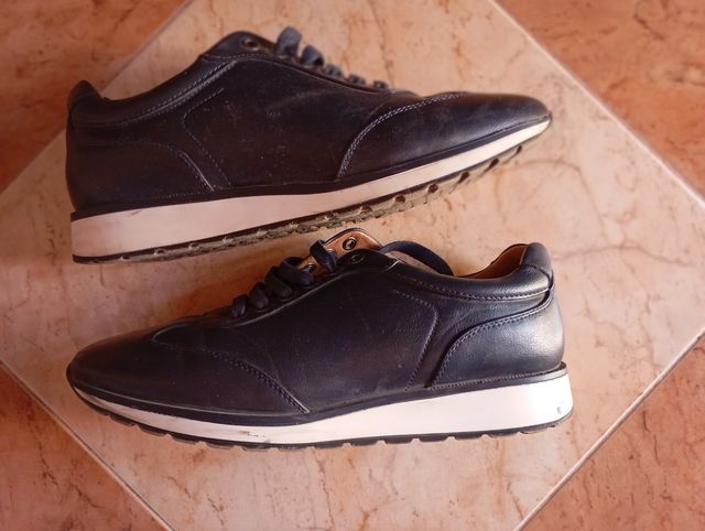 Zapatos, zapatillas de vestir UNIT azul marino. 