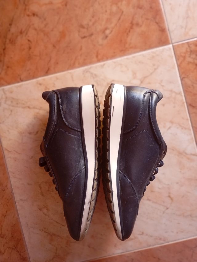 Zapatos, zapatillas de vestir UNIT azul marino. 