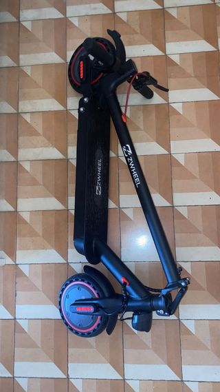 Patinete Eléctrico ZZWEEL ZLion E9D Negro y rojo