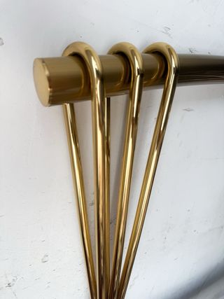 Cabecero de cama con baño de oro