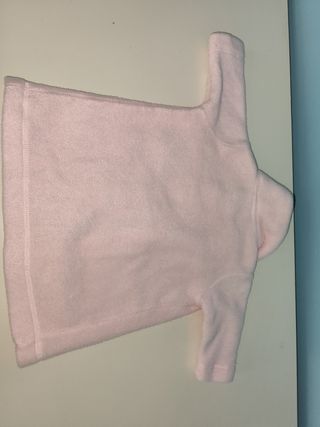 Albornoz niña rosa 3-6 meses por 2€