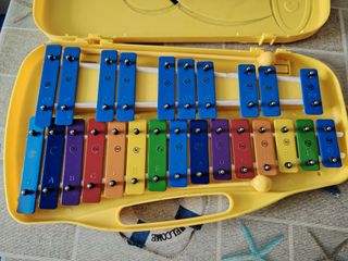 Xilófono Infantil con Estuche Amarillo