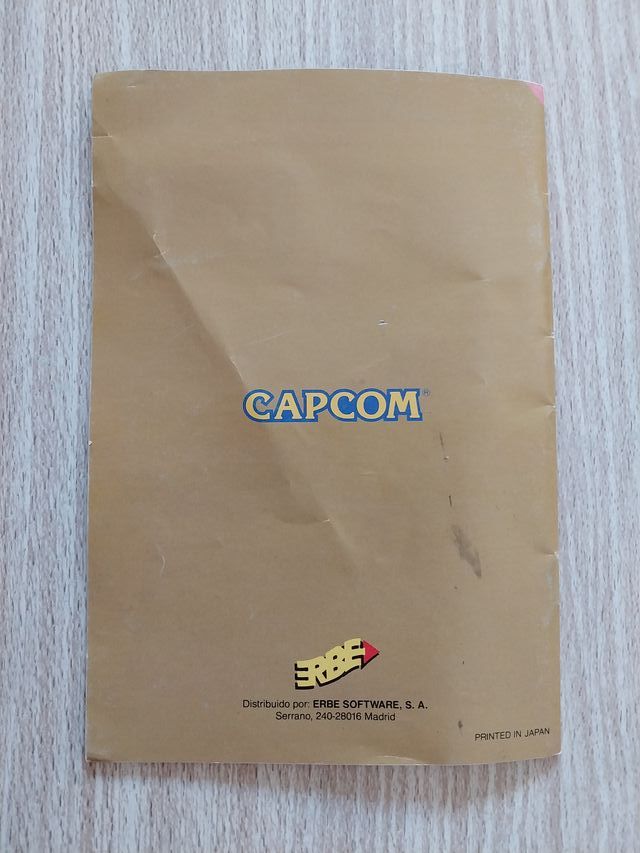 MANUAL STREET FIGHTER II ESPAÑOL SUPER NINTENDO