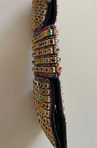 Bolso Clutch Lazo Pedrería Fiesta