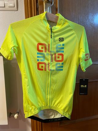 Maillot ALE Ciclismo Talla L Amarillo