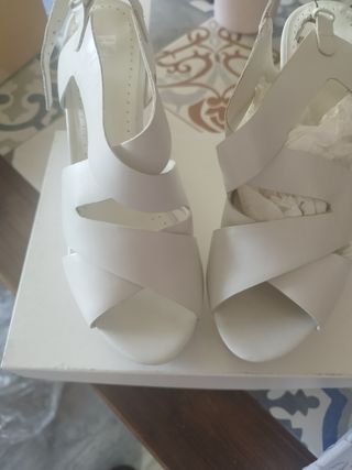 Sandali donna zeppa vera pelle