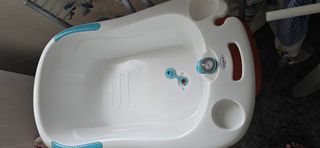 Bañera para bebé con termómetro